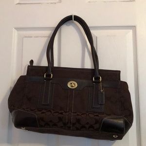 Authentic Brown Coach bag
